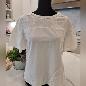 Loft xs white top